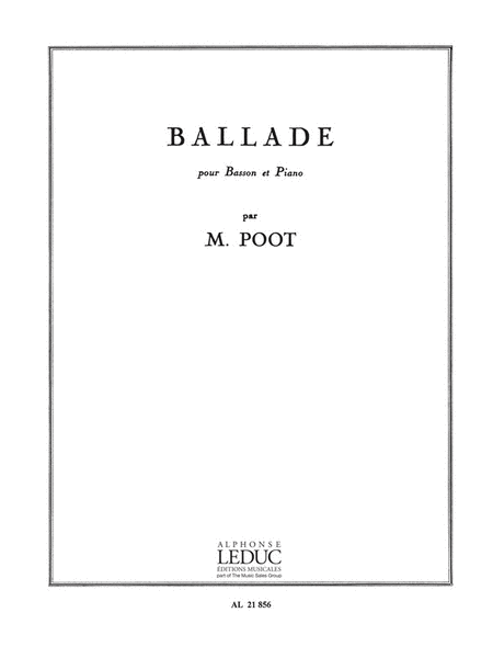 Ballade (bassoon & Piano)