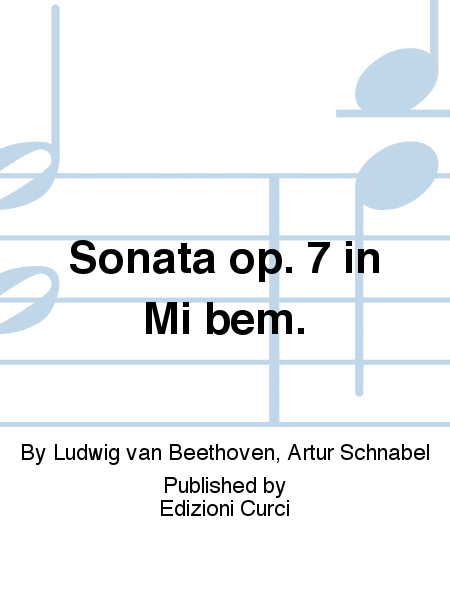 Sonata op. 7 in Mi bem.