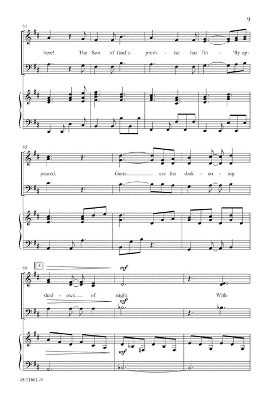 12 Carols for about 12 Singers 3-Part scores gallery preview page 10