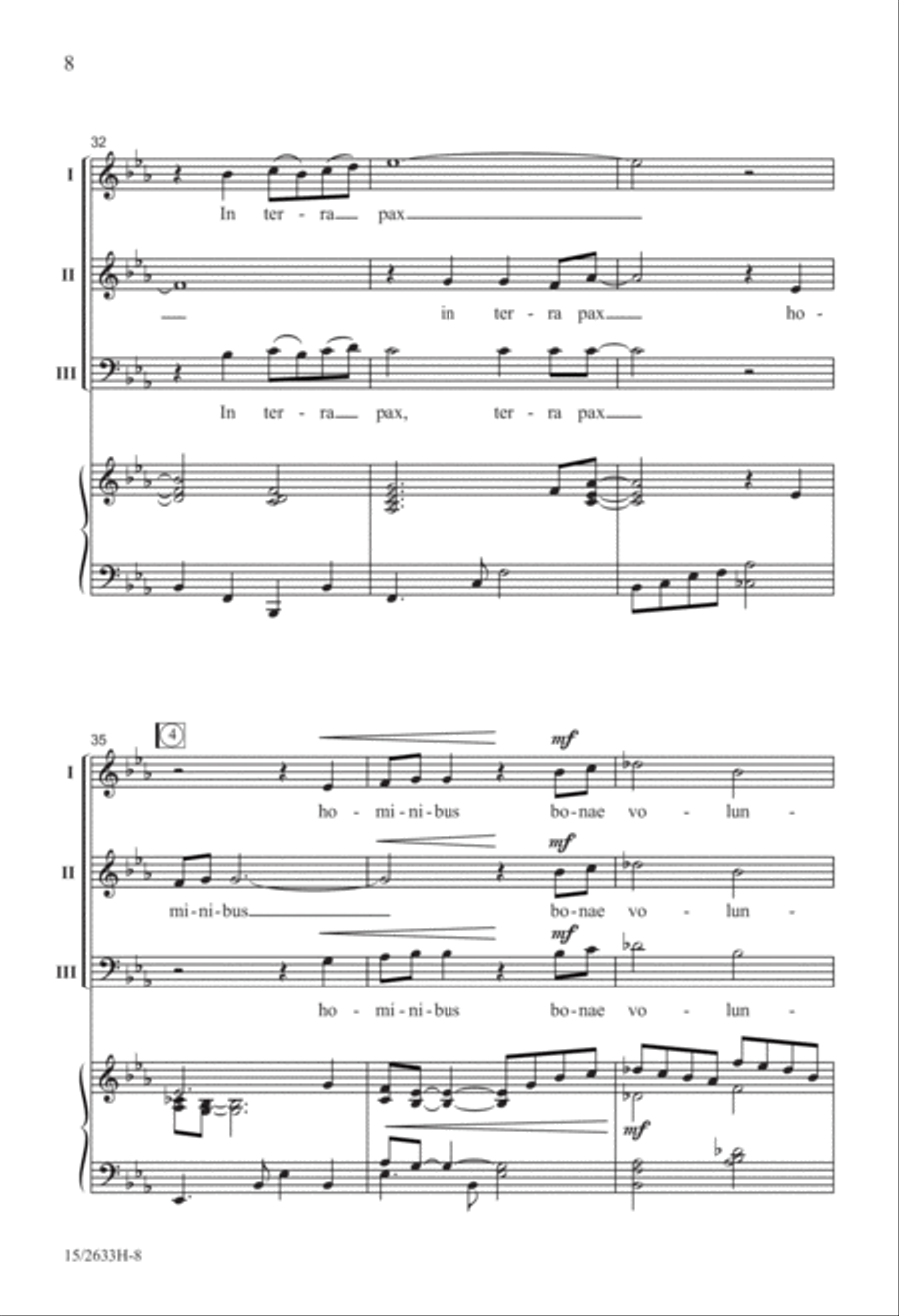 In Terra Pax In Terra Pax 3-Part scores gallery preview page 9