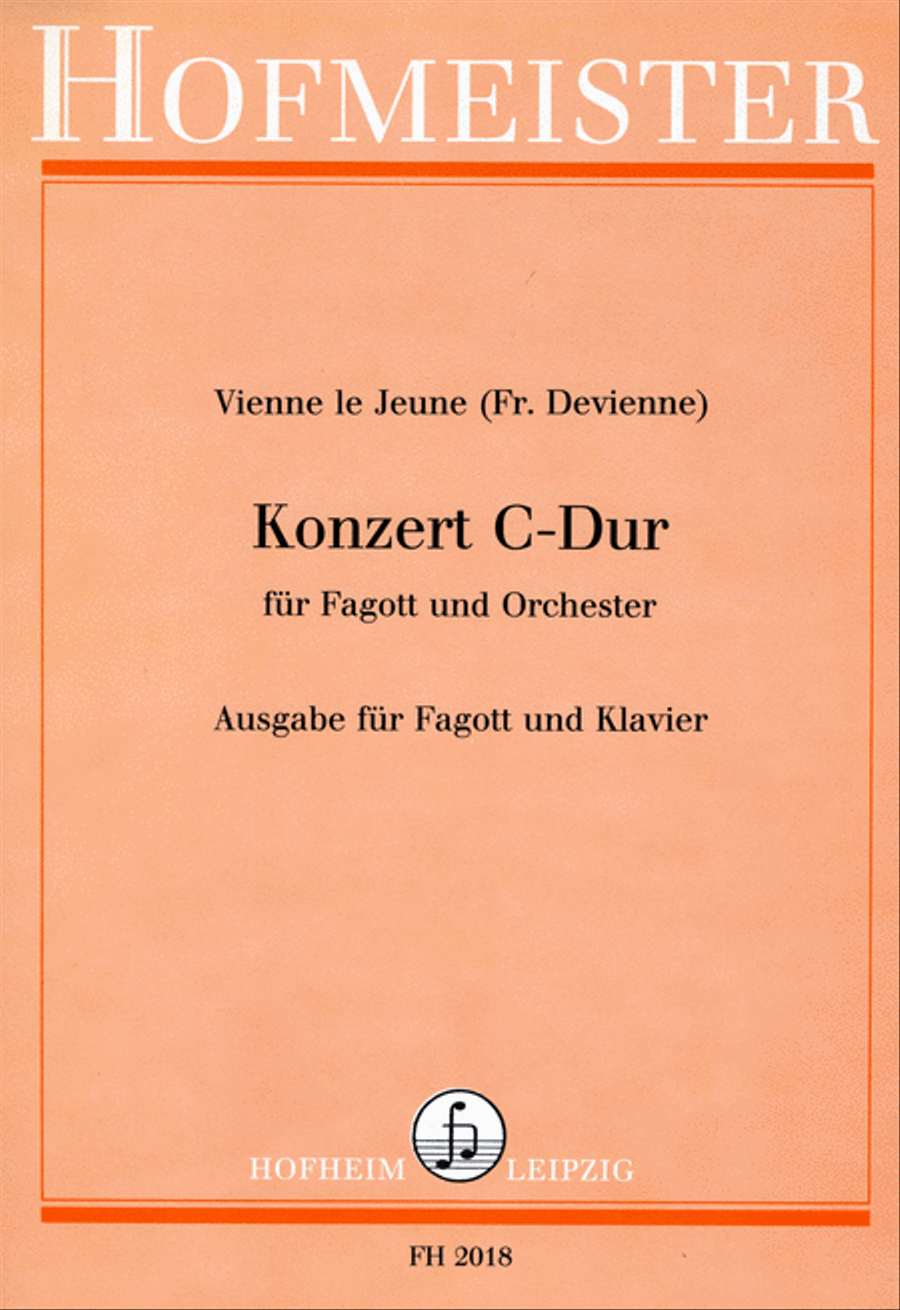 Konzert C-Dur für Fagott und Orchester/ KlA Orchestra scores gallery preview page 1