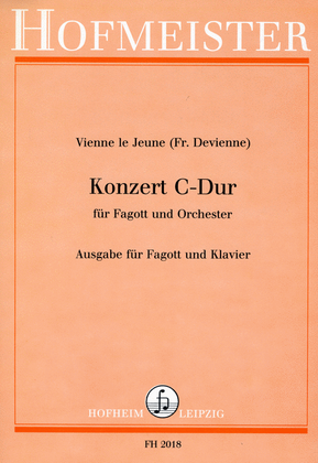 Konzert C-Dur fur Fagott und Orchester/ KlA