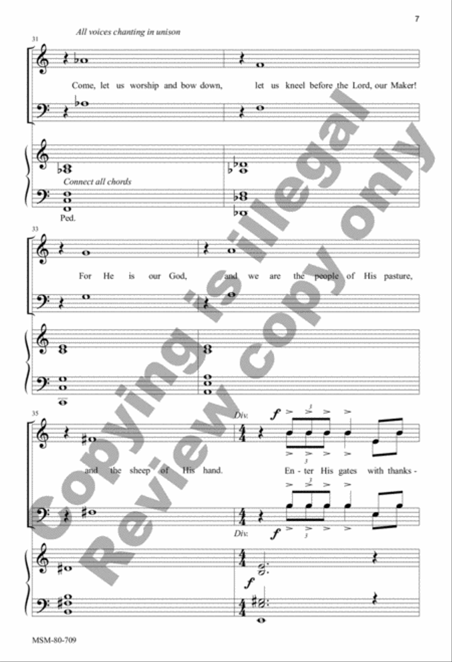 Sing with Joy 4-Part scores gallery preview page 8
