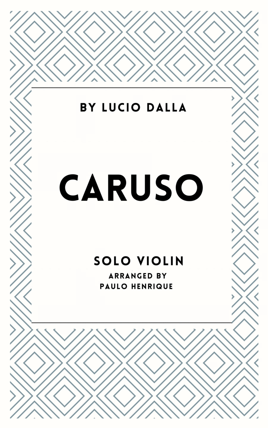 Caruso Violin Solo scores gallery preview page 1