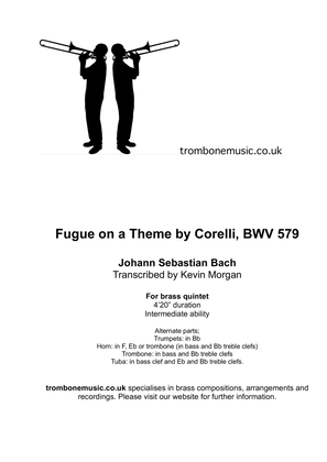 Fugue on a Theme by Corelli BWV579