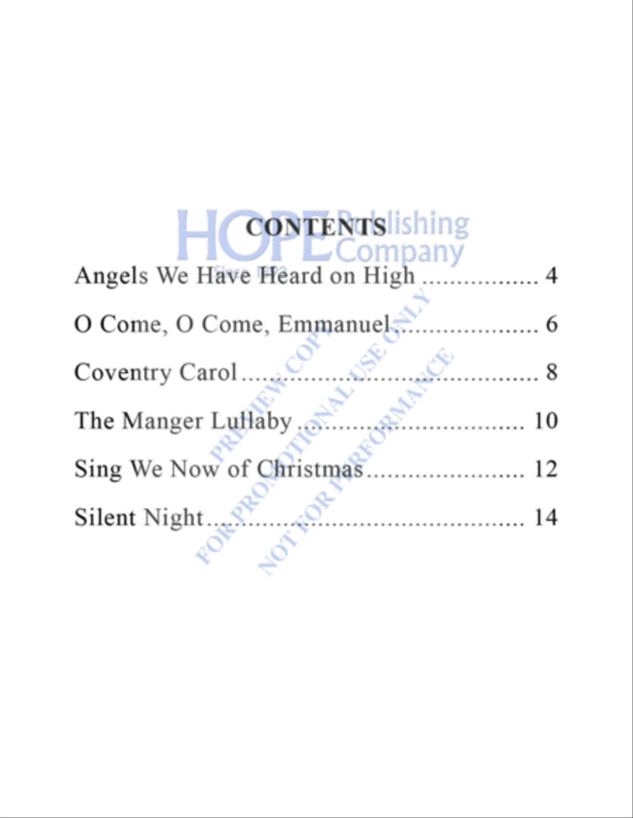 Small-ER But Mighty, Vol. 6, Settings for 8 Bells with Piano for Christmas Handbell Choir scores gallery preview page 4