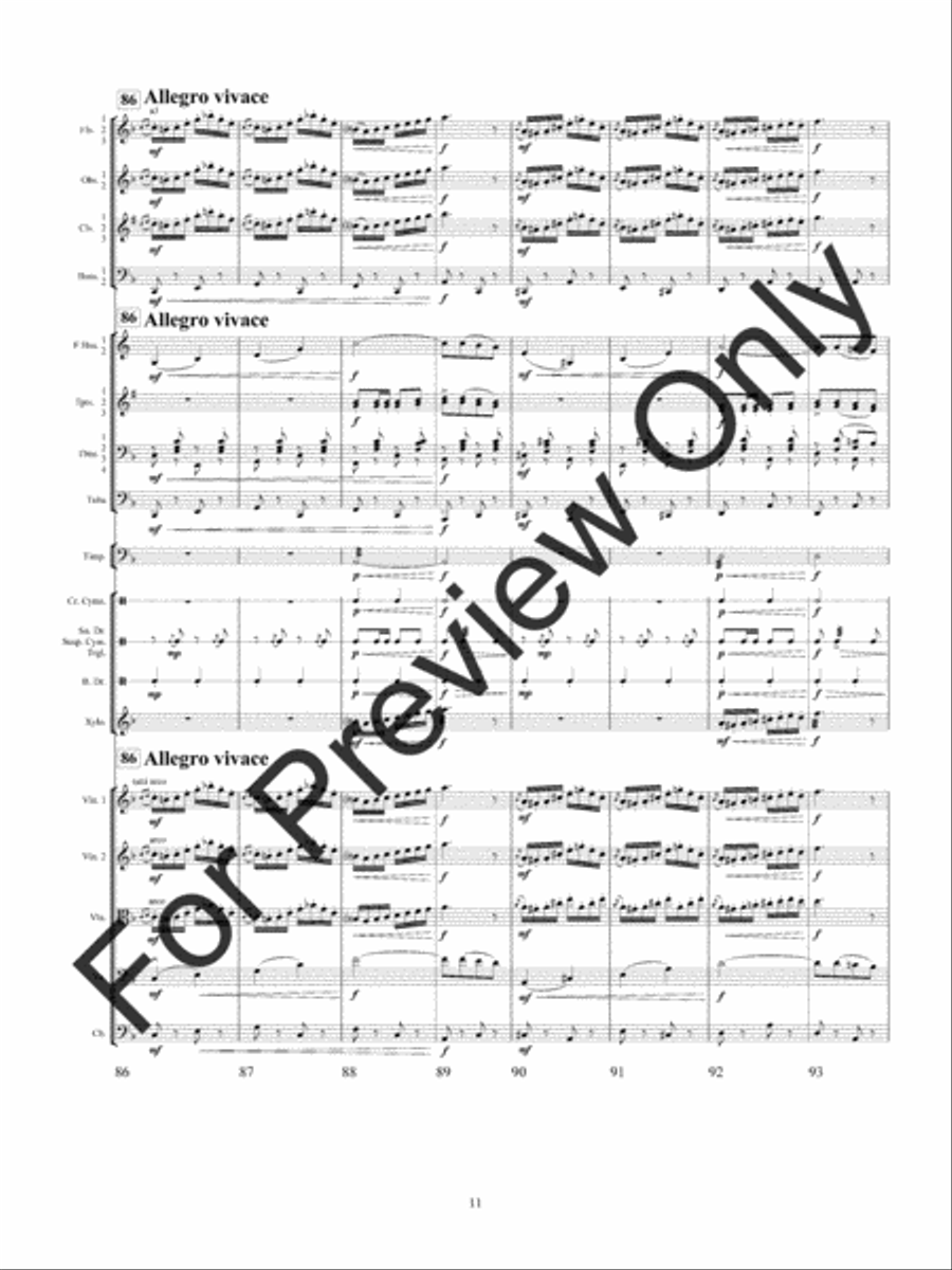 Csardas (Score) Full Orchestra scores gallery preview page 15