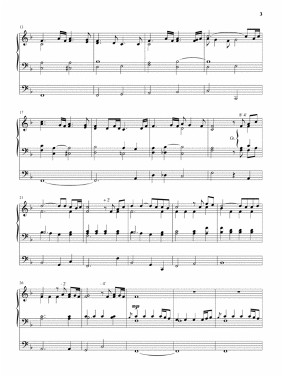 Hymns, Pipes, & Praise Organ scores gallery preview page 4