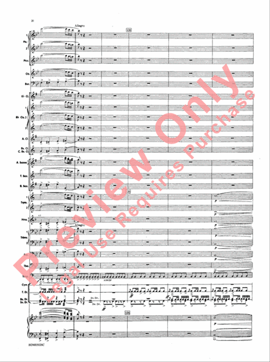 Festivo - Cs Concert Band scores gallery preview page 23