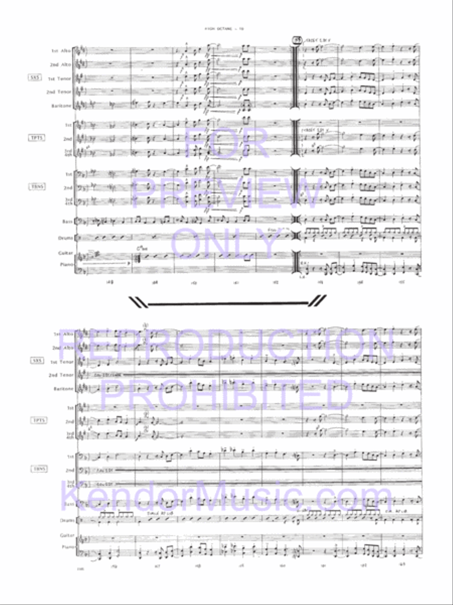 High Octane Jazz Ensemble scores gallery preview page 11