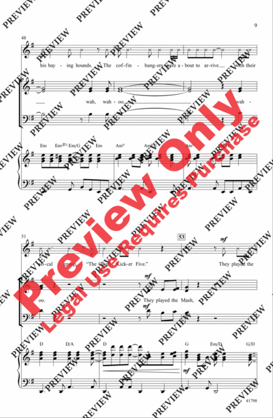 Monster Mash 3-Part scores gallery preview page 9