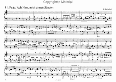 Nineteen Organ Chorales by Johann Sebastian Bach and the Thuringian Circle