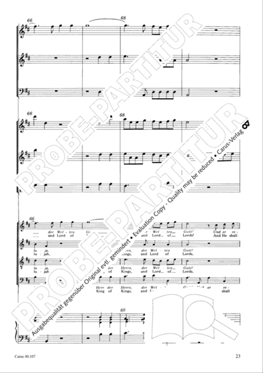 Halleluja (Jesus erschliesst uns die Schrift) 4-Part scores gallery preview page 24