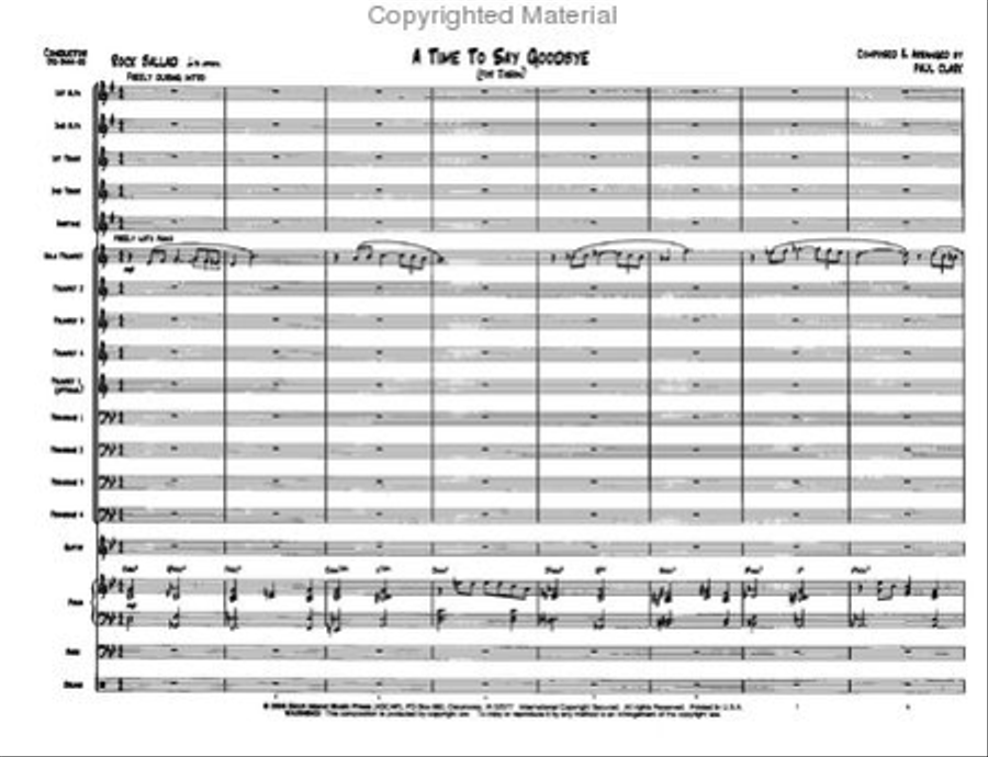 A Time To Say Goodbye Jazz Ensemble scores gallery preview page 2