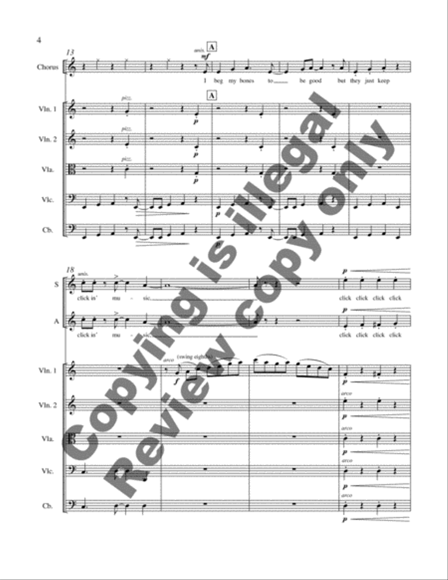 Dreams and Dances: 1. Bones Be Good! (SSA Full Score)