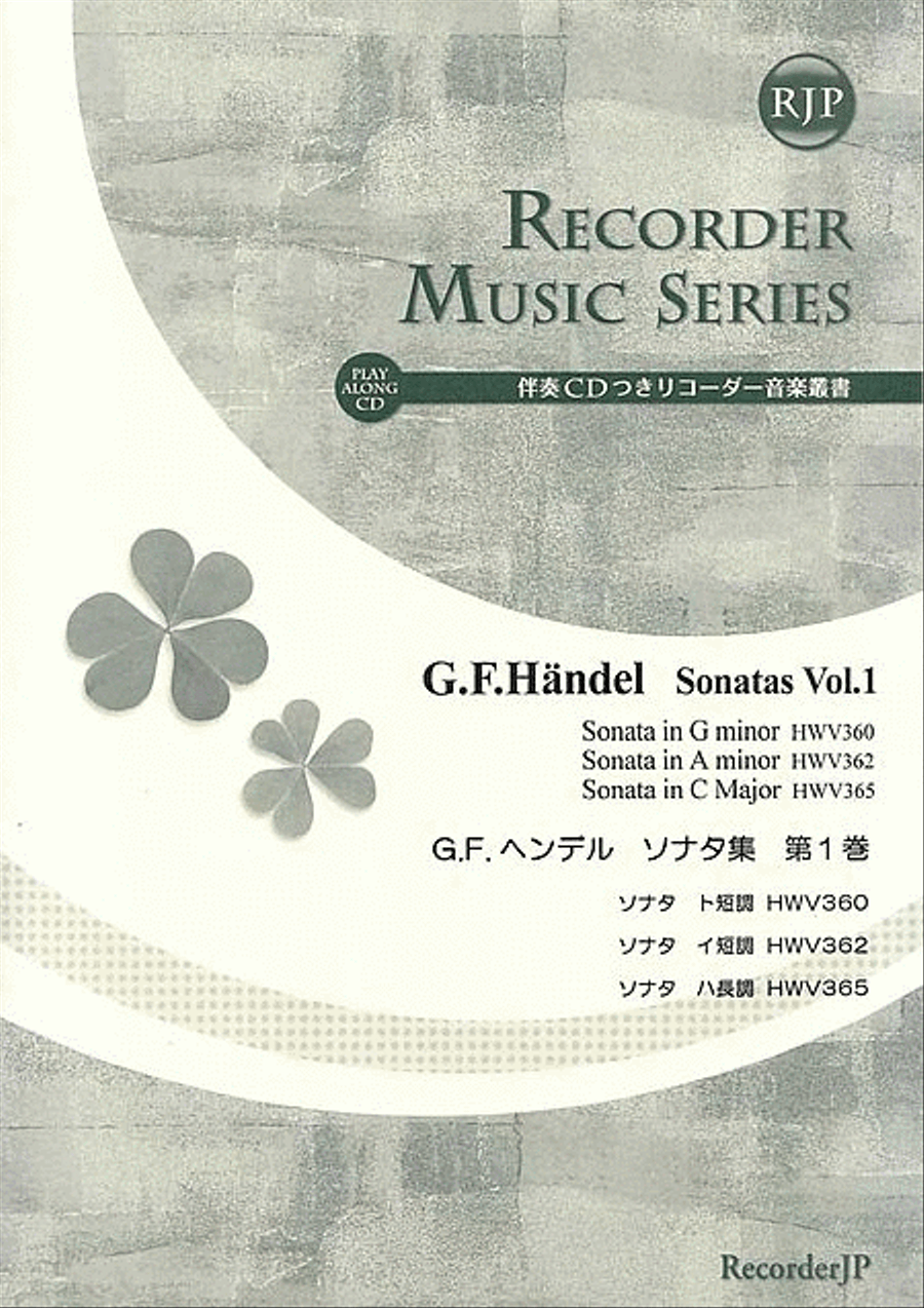 Sonatas, Vol. 1 Sonatas, Vol. 1 Alto Recorder scores gallery preview page 1