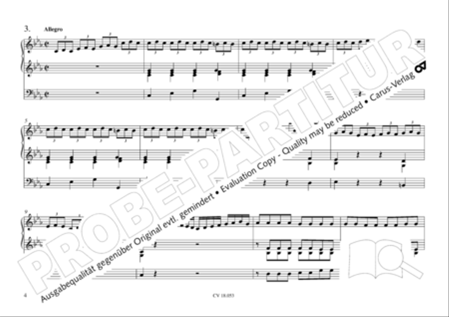 Das Husumer Orgelbuch von 1758 Organ Solo scores gallery preview page 5