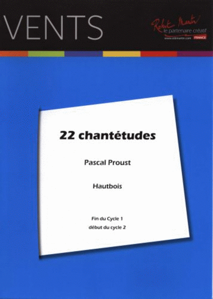 22 chantetudes for hautbois