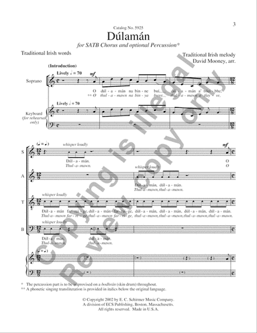 Dúlamán 4-Part scores gallery preview page 3