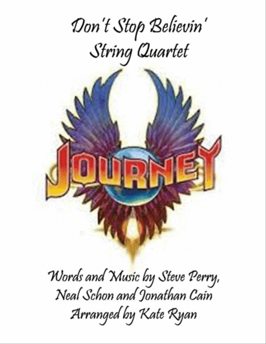 Don't Stop Believin' String Quartet scores gallery preview page 1