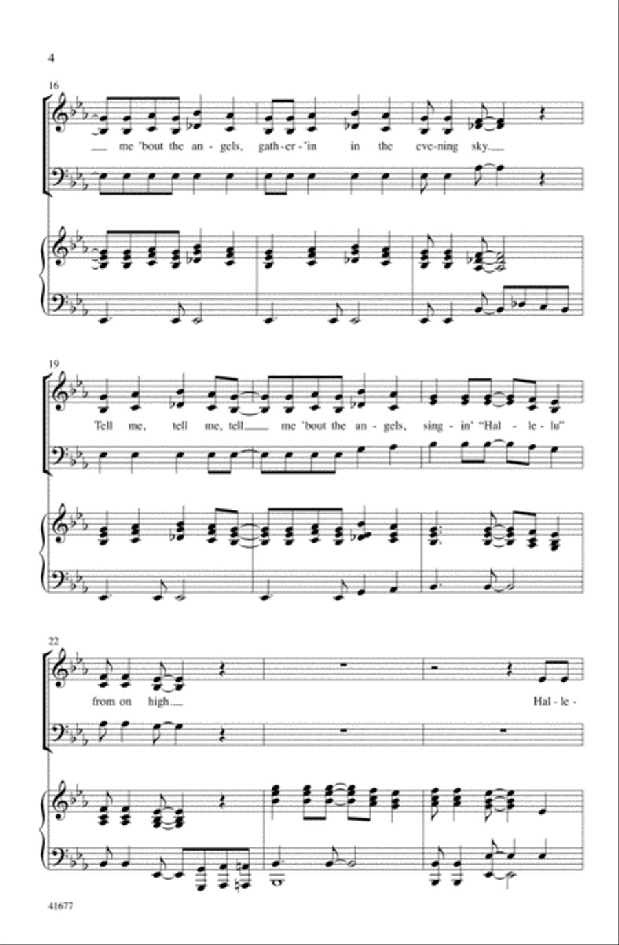 Tell Me, Tell Me! Tell Me, Tell Me! Choir scores gallery preview page 3