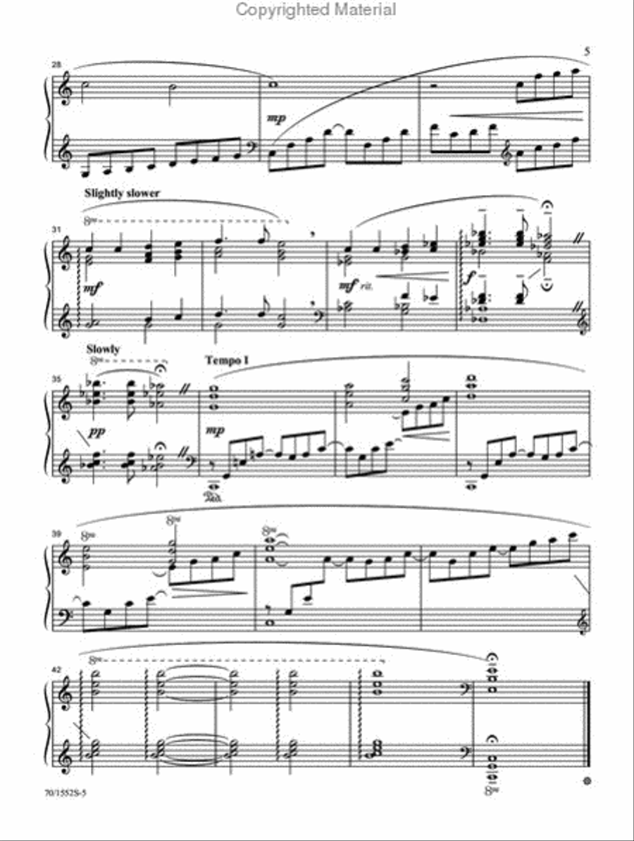 Ah, Holy Jesus! Ah, Holy Jesus! Piano Solo scores gallery preview page 4