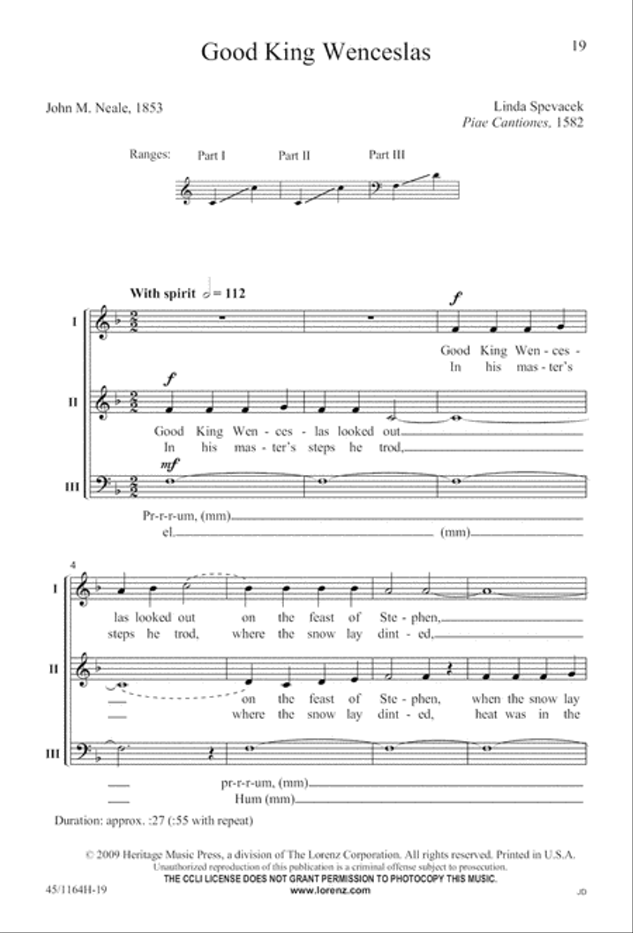 A-Caroling We Go! A-Caroling We Go! 3-Part scores gallery preview page 19