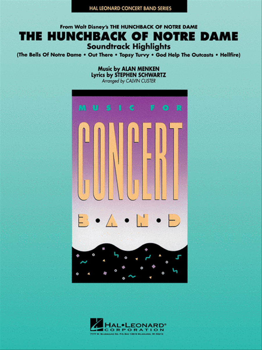 Highlights from Hunchback of Notre Dame Concert Band scores gallery preview page 1