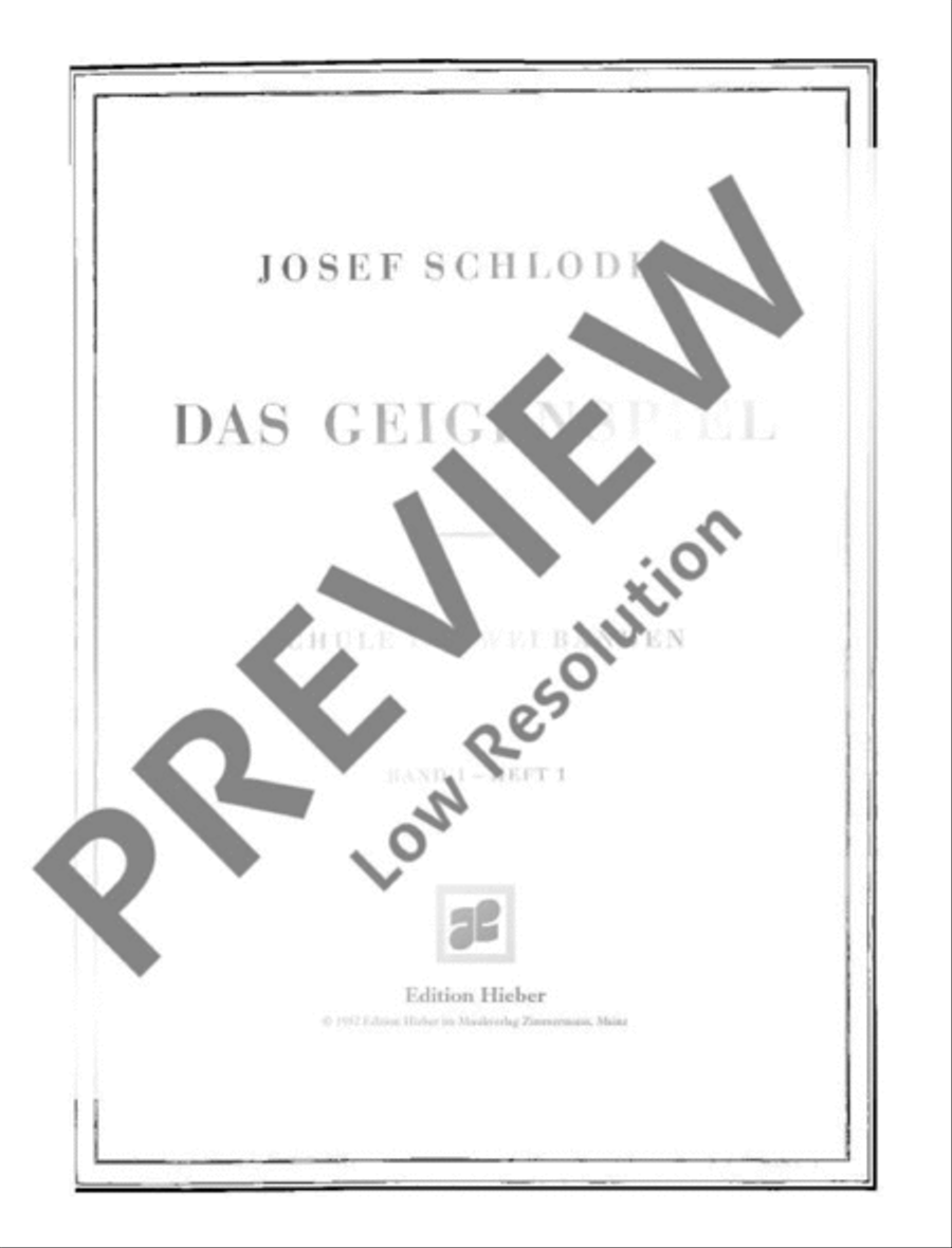 Das Geigenspiel Das Geigenspiel Violin scores gallery preview page 4