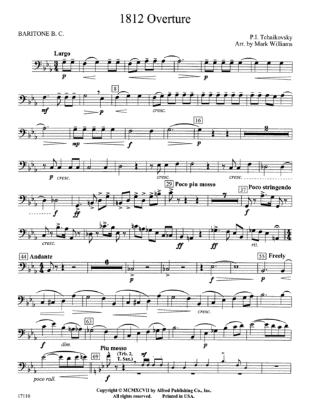 1812 Overture: Baritone B.C.