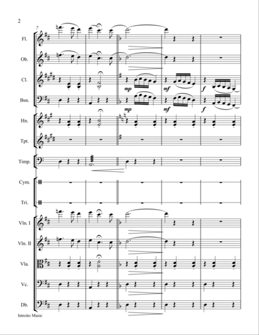Torna a Sorrento for Orchestra Chamber Orchestra scores gallery preview page 2