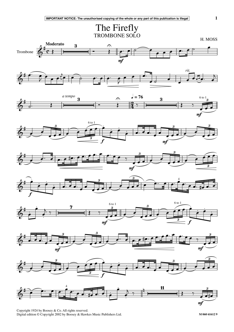 The Firefly School and Community scores gallery preview page 1