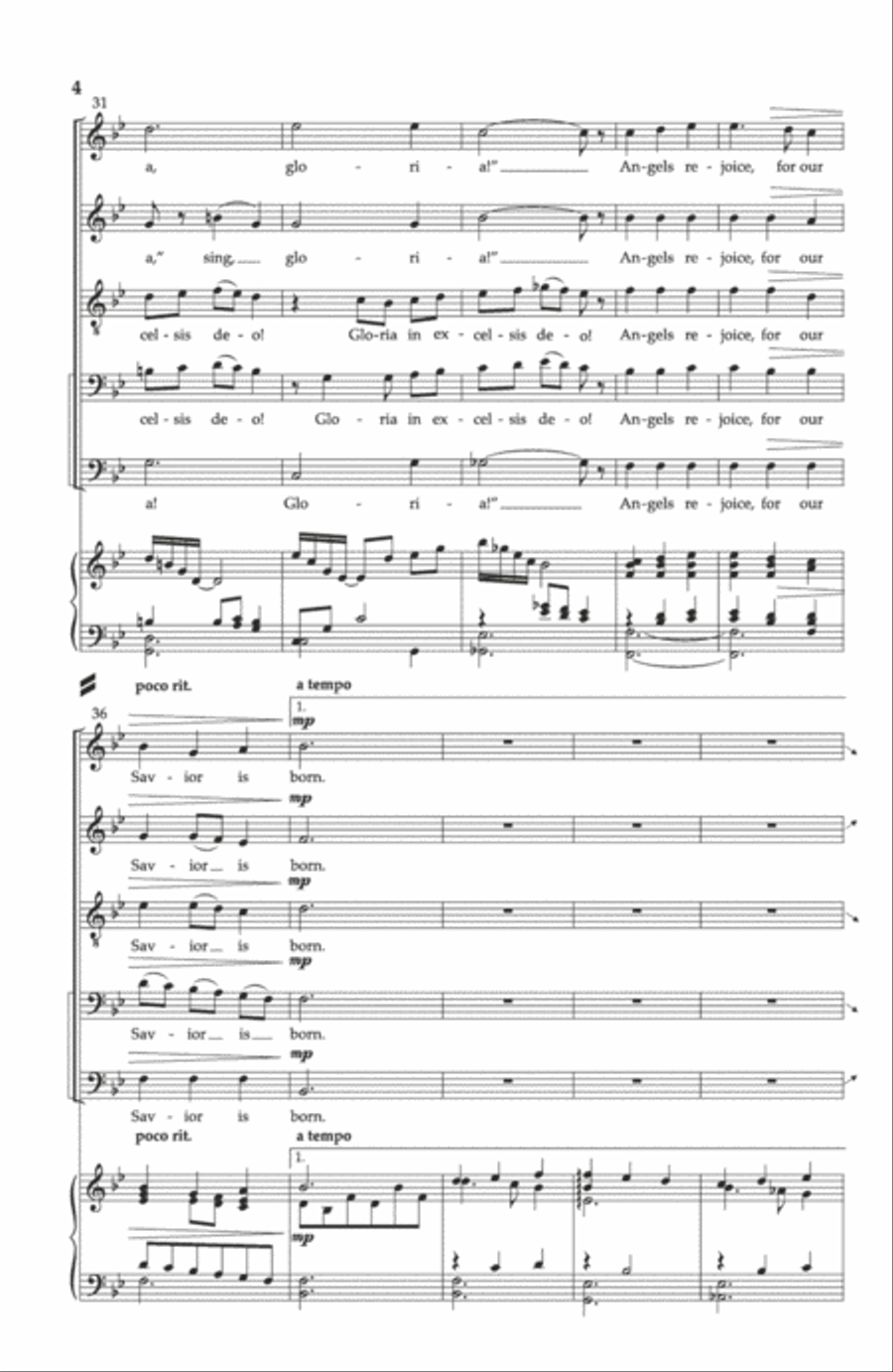 Carol Of The Wind SATBarB scores gallery preview page 3