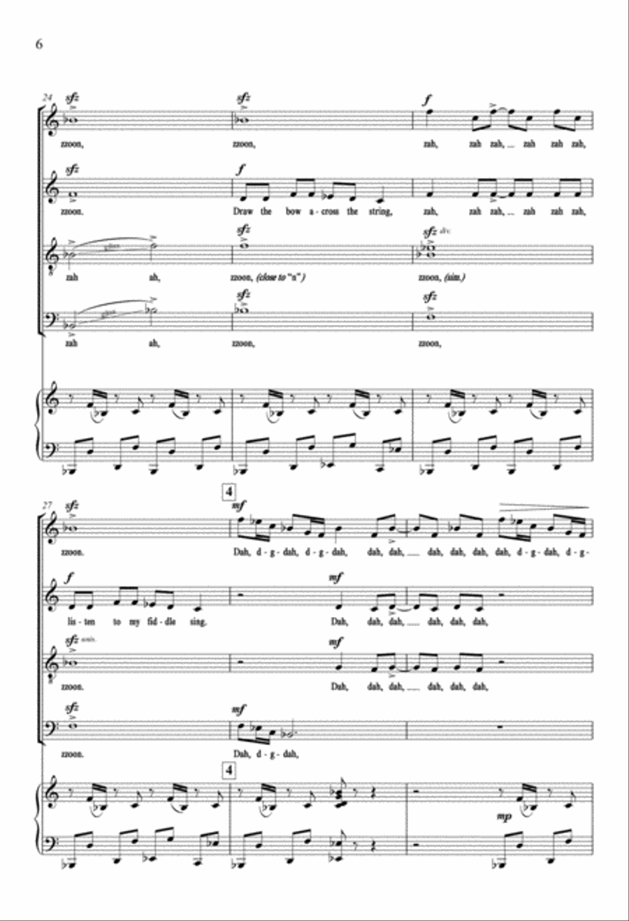 A Hoopla from The Settling Years (Downloadable Choral Score)