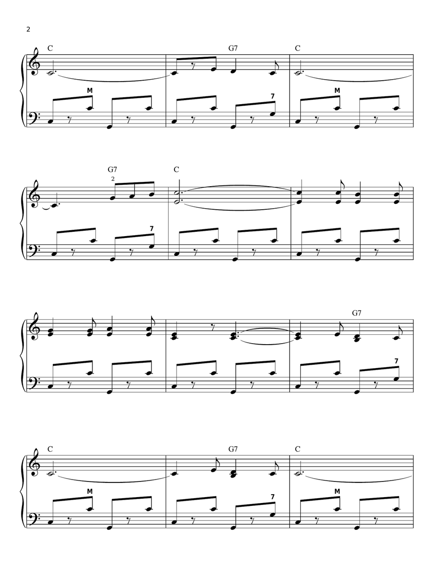Funiculi, Funicula Accordion scores gallery preview page 2