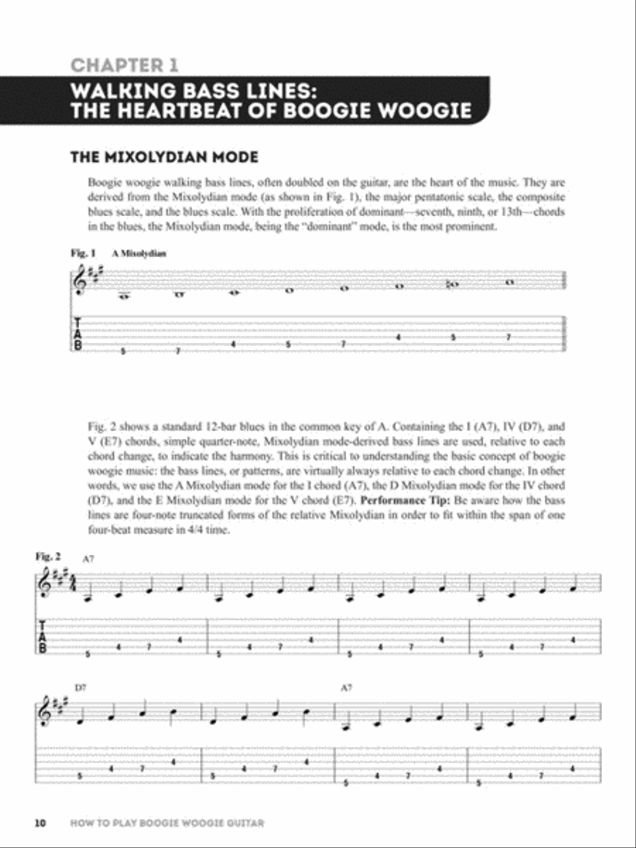 How to Play Boogie Woogie Guitar Electric Guitar scores gallery preview page 3