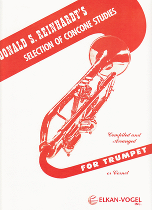 Book cover for Selection of Concone Studies