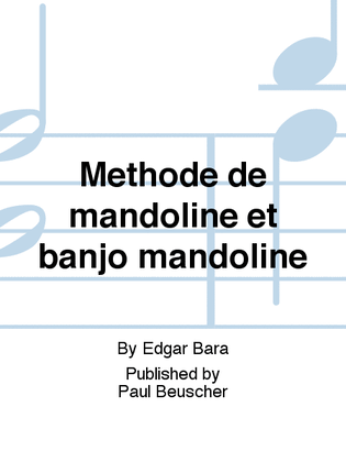 Méthode de mandoline et banjo mandoline