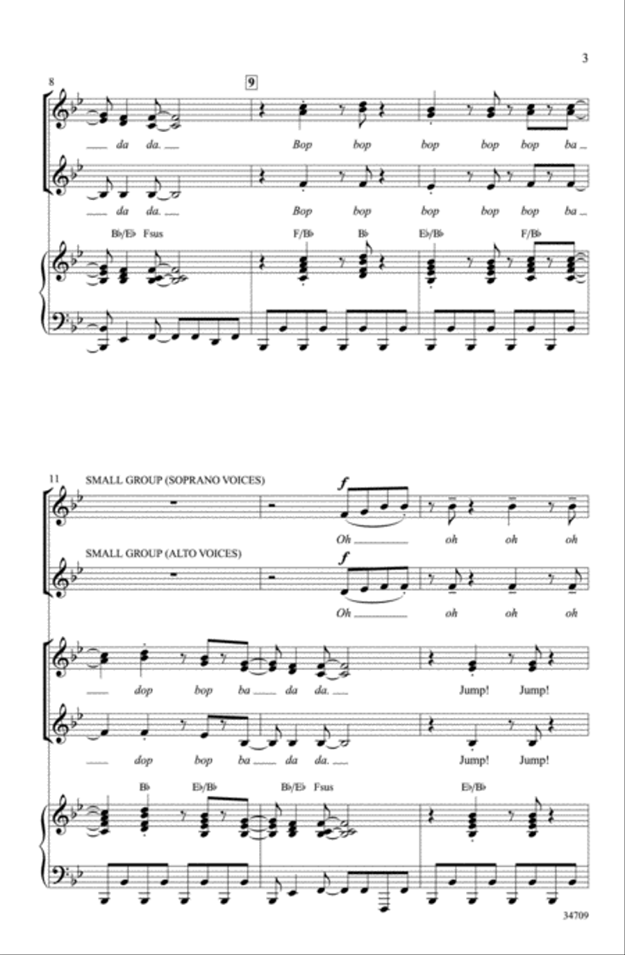 Jump Jump Women's Choir scores gallery preview page 3