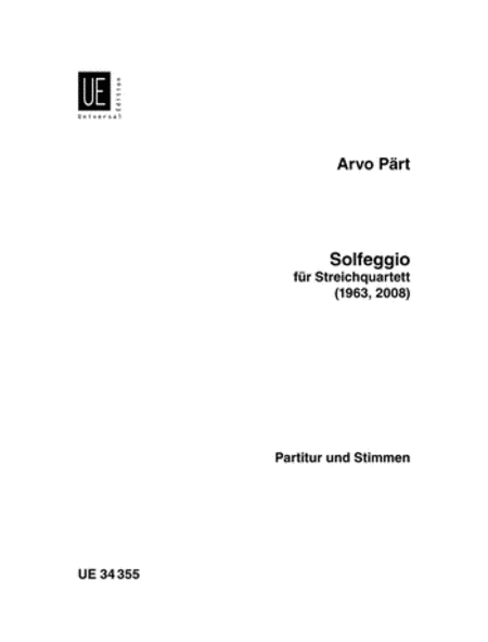 Arvo Part : Solfeggio