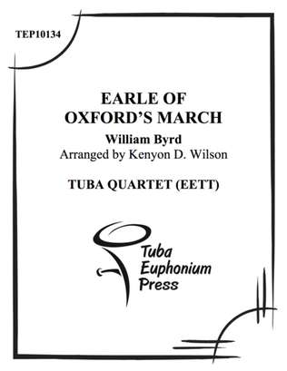 Book cover for Earle of Oxford's March