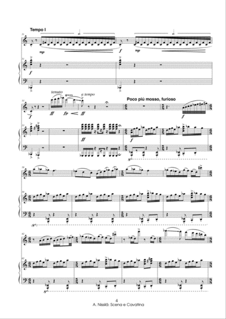 Scena e cavatina Alto Saxophone scores gallery preview page 5