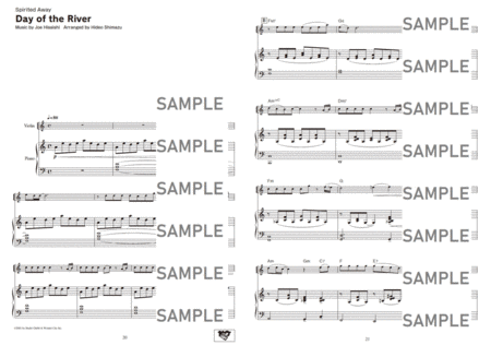 Studio Ghibli Songs for Violin and Piano Violin Solo - Sheet Music