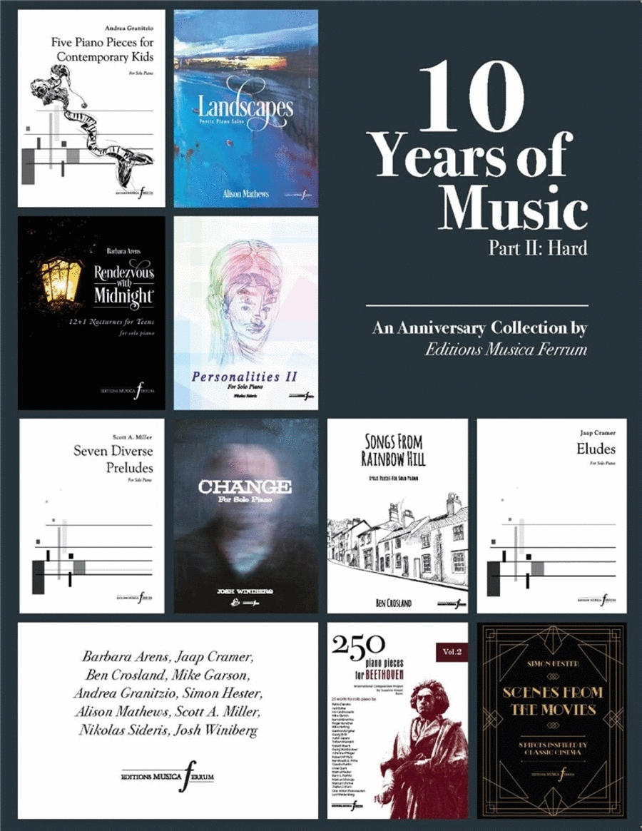 10 Years of Music Piano Solo scores gallery preview page 1