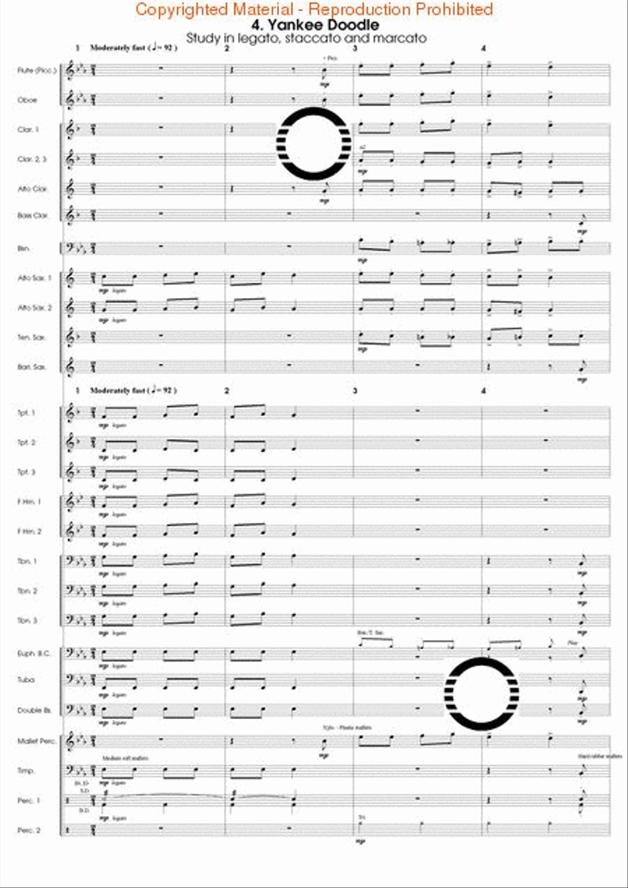 Articulation Studies Concert Band scores gallery preview page 8