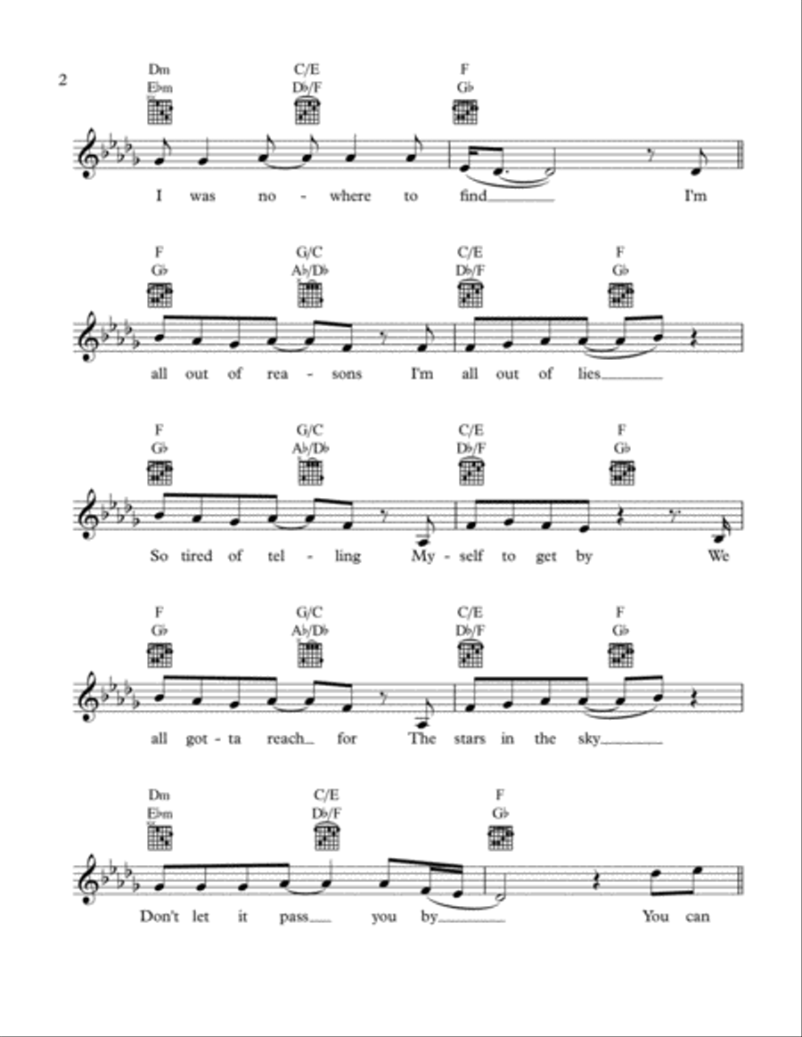 What Might Have Been Electric Guitar scores gallery preview page 2