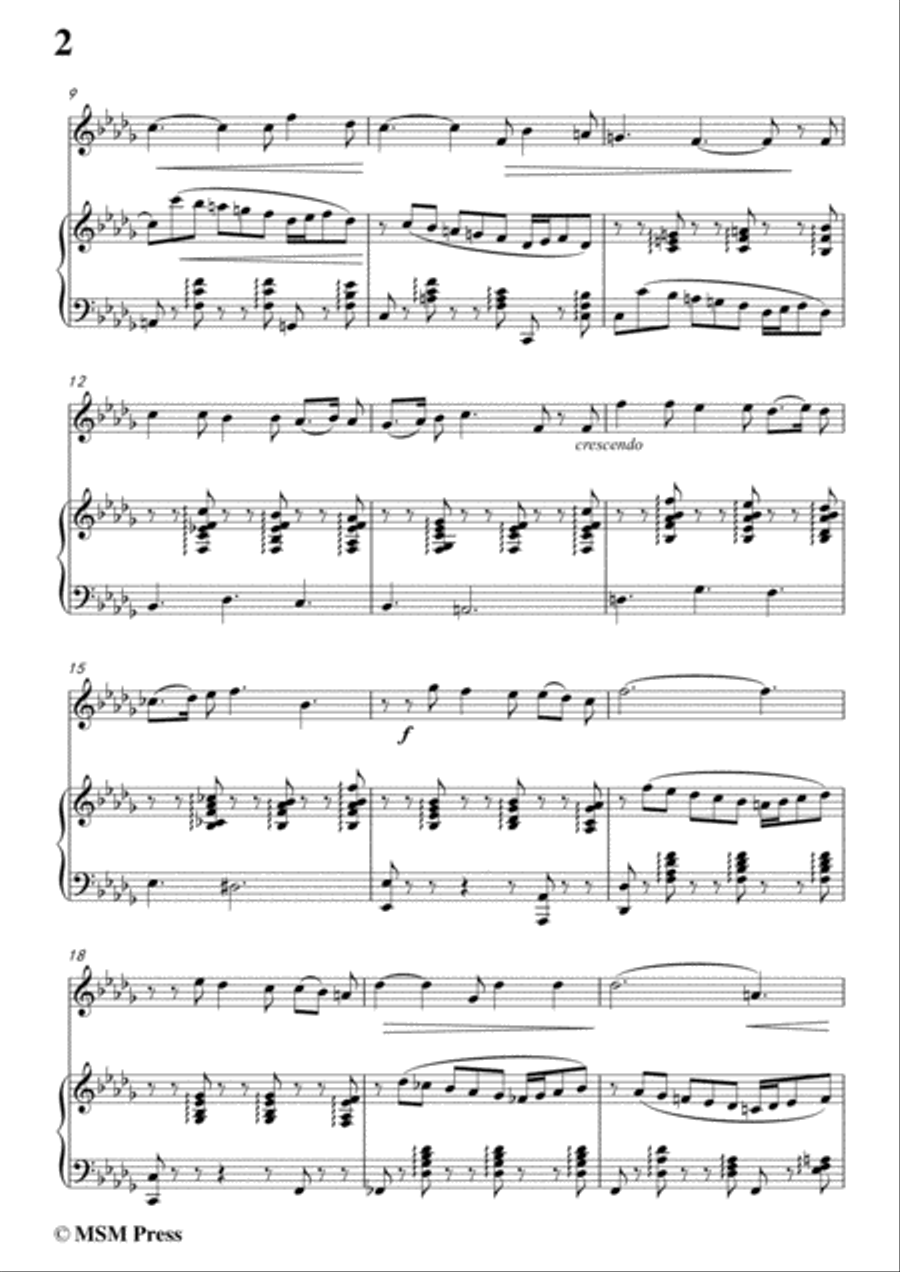 Fauré-Sénénade Toscane,for Violin and Piano Fauré-Sénénade Toscane,for Violin and Piano Violin Solo scores gallery preview page 4