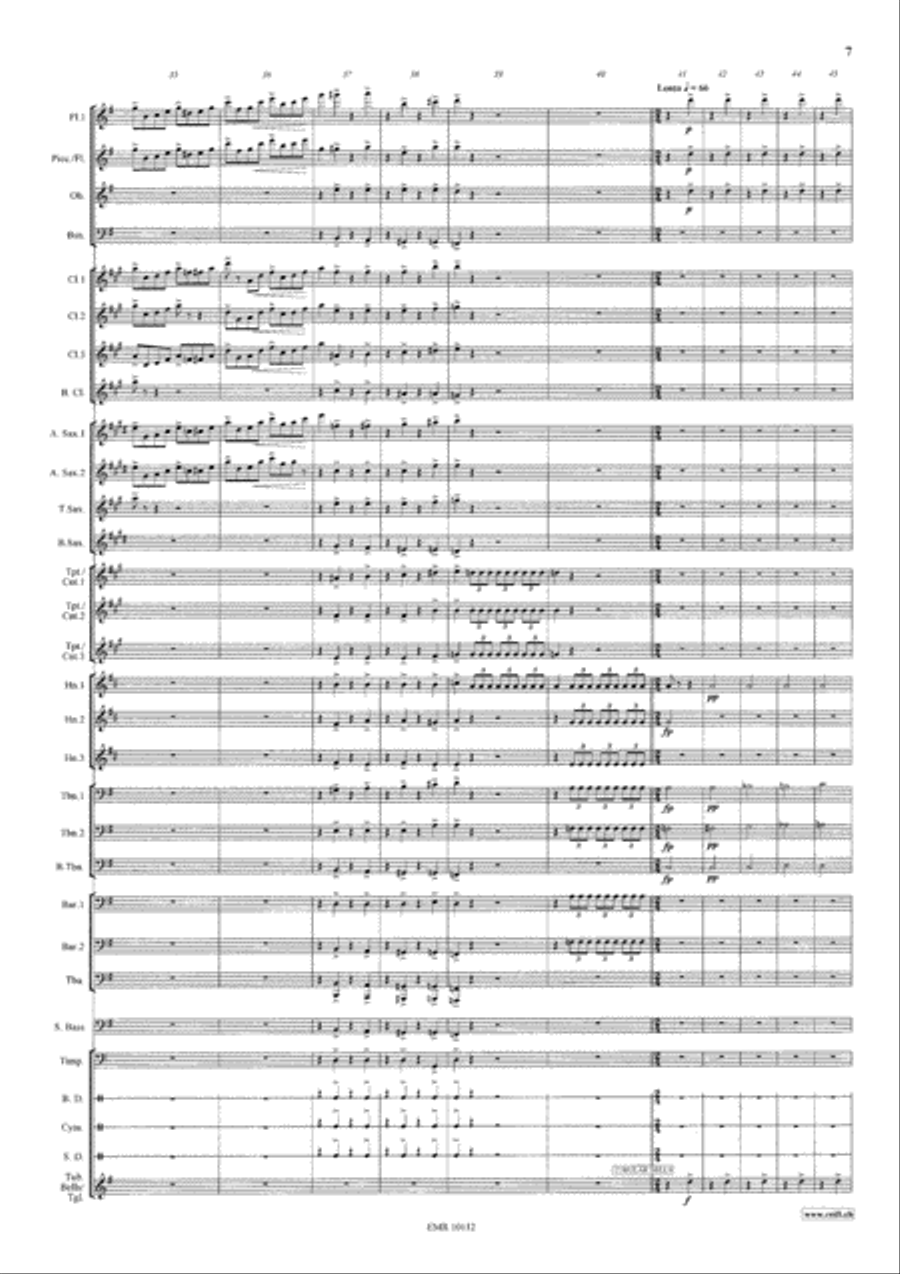 Die Fledermaus Overture Concert Band scores gallery preview page 8