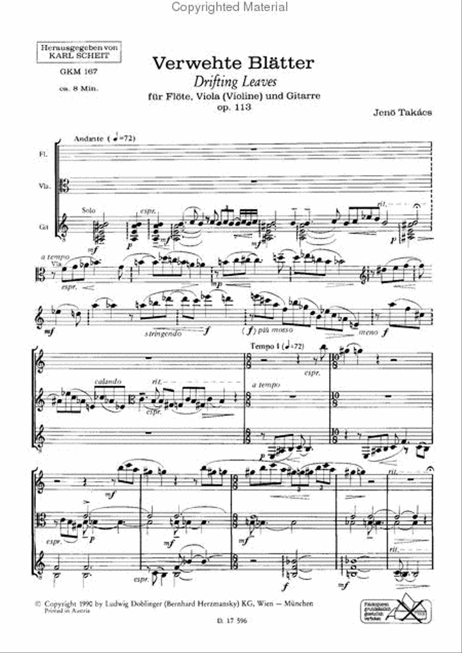 Verwehte Blatter Verwehte Blatter Flute scores gallery preview page 2