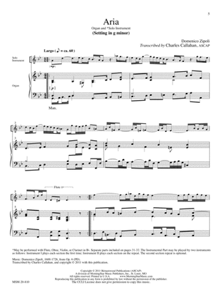Aria (in G minor) (Downloadable)